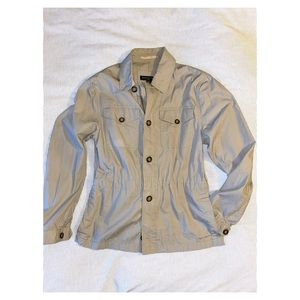 Banana Republic Lightweight Khaki Field Safari Jacket L